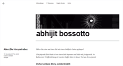 Desktop Screenshot of abhijitbossotto.com